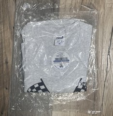 Lancaster Speedway Gray T-Shirt Adult XL Dirt Track Racing Flags South Carolina