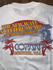 Vintage 90s Biotech Science Tech T-Shirt XL COPAN Culture Swabs