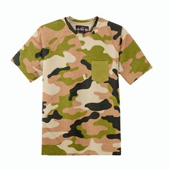 Beautiful Giant Men’s Fashion Camo T-Shirt Crew Neck Sport Wear Woodland for Gym