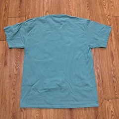 Vintage Men’s Shirt Hummingbird Nature Wildlife Turquoise 90s Floral Size XL