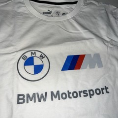 Puma BMW Motorsport Essential Logo Men’s T Shirt White Sz M $40 NEW