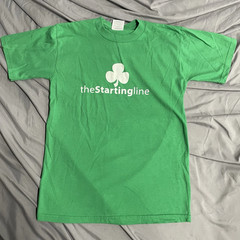 2000s The Starting Line Clover Band Reprint T Shirt Full Size S-5XL