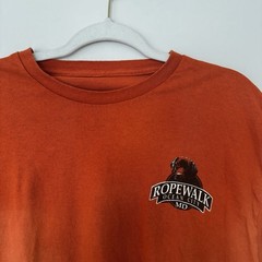 Vintage Ocean City, MD Ropewalk Bar & Restaurant Black Lab Dog Graphic Tee – L