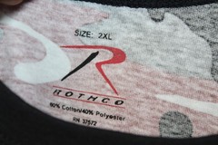 NEW Rothco Camouflage Hunting Military Camo T-Shirt Fortitude Training Men 2XL