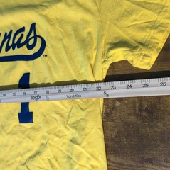 EvoShield Savannah Bananas TShirt 2XL Mens Yellow #1 Baseball Short Sleeve