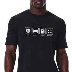 Gearhead Routine T-Shirt, Eat Sleep Fuel Repeat Tee, Gift for Petrolheads