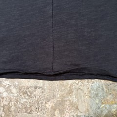 Rag And Bone Shirt Mens Medium Black Short Sleeve Ribbed Knit Cotton Crew Tee