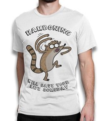 Regular Show Hamboning Rigby T-Shirt, S-5XL