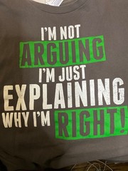 Delta Pro Weight “I’m Not Arguing…” Sarcastic Graphic T-Shirt – Men’s 2XL