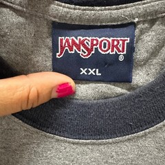 Jansport T-Shirt Mens XXL Grey Auburn Tigers Ringer Short Sleeve NCAA Gameday