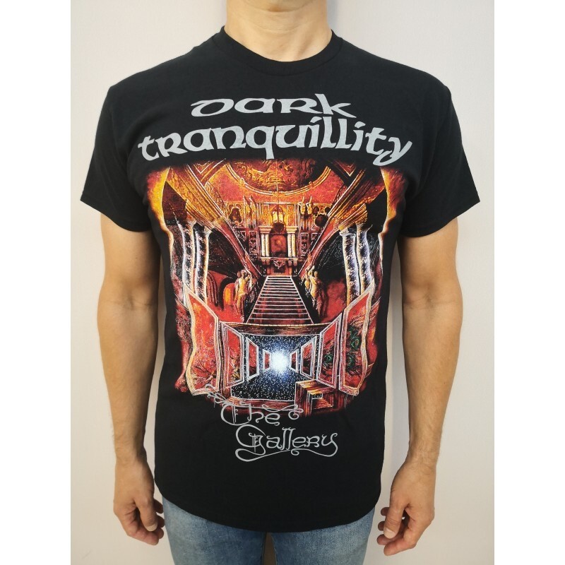 DARK TRANQUILLITY -The Gallery Black T-Shirt in flames dissection