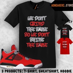 Tee Shirt Matching AJ 4 Toro Bravo 2026 To Match Sneaker Grind Different T-Shirt