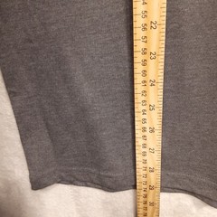 Cotton On Mens V-Neck Henley T-Shirt Sz.Large/Charcoal Marle/Gray/Henley Tee/New