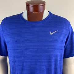 NIKE Men’s Miler Dri-Fit Short Sleeve Running Shirt T-Shirt Blue Size XL