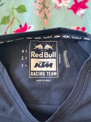 Red Bull KTM Racing T Shirt Navy Blue S Graphic Motorcycle Dirtbike Motocross
