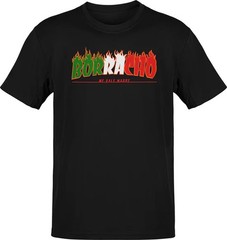 Premium El Borrachoo Tri Color Firme Crew Vintage Mexican Graphic Tee Shirt