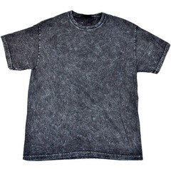Mineral Wash T-Shirts Black, Blue, Purple, Gray, Green, Adult XXL, 100% Cotton