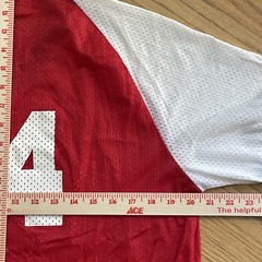 Vtg 80s West Seattle All Stars Mesh Raglan Baseball Jersey XL USA T Sports Red