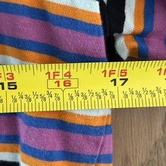 The Hundreds Multi-Color Striped T-Shirt Size Medium Y2K Vintage