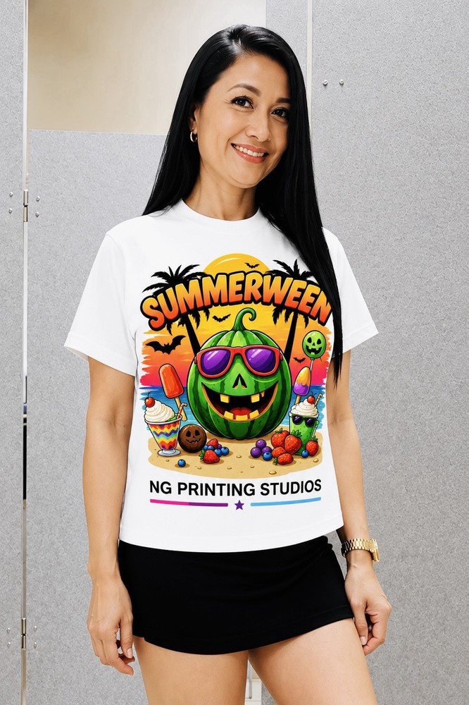 🔥SUMMERWEEEENN UNISEX COLOR WHITE Gildan 🔥