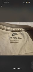 Nike world wide white t-shirt with multicolored Nike swoosh graphic