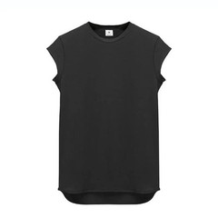 Plain Mens Workout Muscle Clothing Gym Bodybuilding Fitness Sport T-shirt Cotton