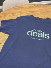 Vintage 2000s “deals.EBAY.COM” eBay Promo T Shirt Size XL Only One On eBay!!