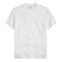 J Crew Tall Broken In Short Sleeve Crew Neck T Shirt Mens Size Medium Tall White