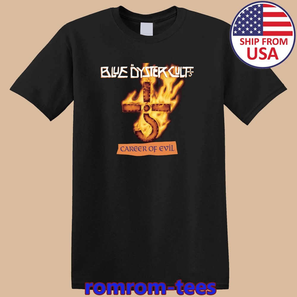 Blue Oyster Cult Career of Evil Black Size S-5XL