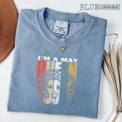 Best Queens Are Born In May Tee, Gorgeous Birthday Girl Graphic Shirt For Her