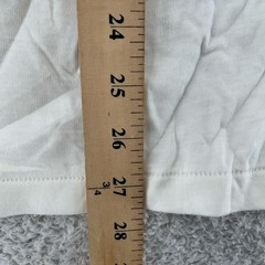 Vintage Sears Blank White V Neck Shirt Mens XS/S Undershirt Combed Cotton Tee