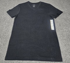 Men’s V Neck T Shirts Size SMALL “6 Pack” Blue Gray Black Goodfellow & Co.