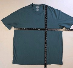 Duluth Trading Co T-Shirt Men’s 2XL Blue Green Relaxed Fit Longtail Casual Tee