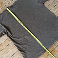 VTG 90s Gap Blank Tee T-Shirt Size XL Brown Single Stitch Made in USA Faded