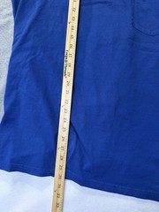 Duluth Trading Co (2) Shirt Mens XLNavy Gray LongTail 100%Cotton Pocket TShirt