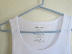 TOMMY JOHN MEN’S COTTON BASIC SLEEVELESS UNDER SHIRT TANK, WHITE, XL, NWOT