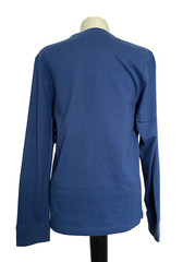 GEORGE SUPER SOFT ESTATE BLUE LONG SLEEVE CREW NECK TEE SHIRT Sz S*