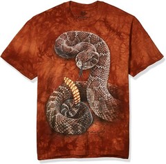 Rattlesnake Snake Charmer Diamondback Reptile Venom The Mountain T-Shirt S-5X