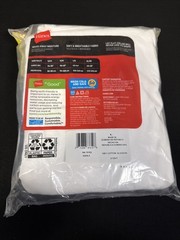 3X Hanes 2135 Crewneck Tagless Men’s T-shirt Large 3+1 Pack – White