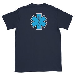 EMS EMT Paramedic Emergency Medical Reflective T-Shirt Tri-Blend Customizable