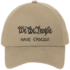 Trump We the people have spoken Embroidered New Era Brand One Size Fits All Hat