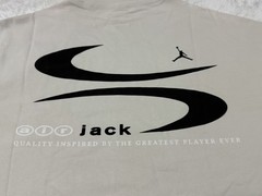 NIKE AIR JORDAN x Travis Scott Air Jack T-Shirt Mens Size XL Light Bone
