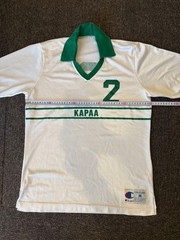 80s Vintage Champion V-Neck Mesh Game Shirt Jersey USA Made Size M