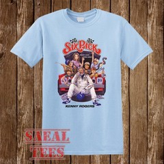 Six Pack Movie Kenny Rogers Men’s Light Blue Size S-5XL