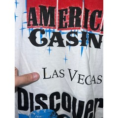 Vintage Discovery Channel Shirt American Casino Las Vegas Promo TV Show Tee XL