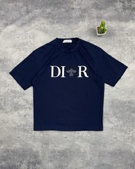 Christian Dior Homme Bee Applique Navy T-Shirt
