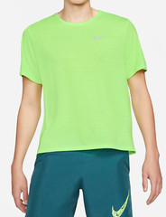 NWT Nike CU5992-358 Men’s Dri-Fit Miler Running Training Top Ghost Green Size S