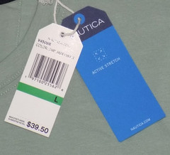 Nautica Men’s Active Stretch Performance T-Shirts Jadefrost L New