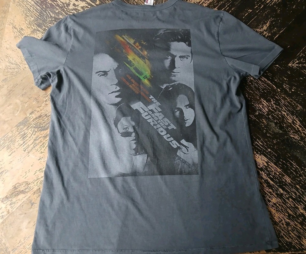 Vintage Y2K The Fast & The Furious T-Shirt Movie Promo XL Mighty Fine