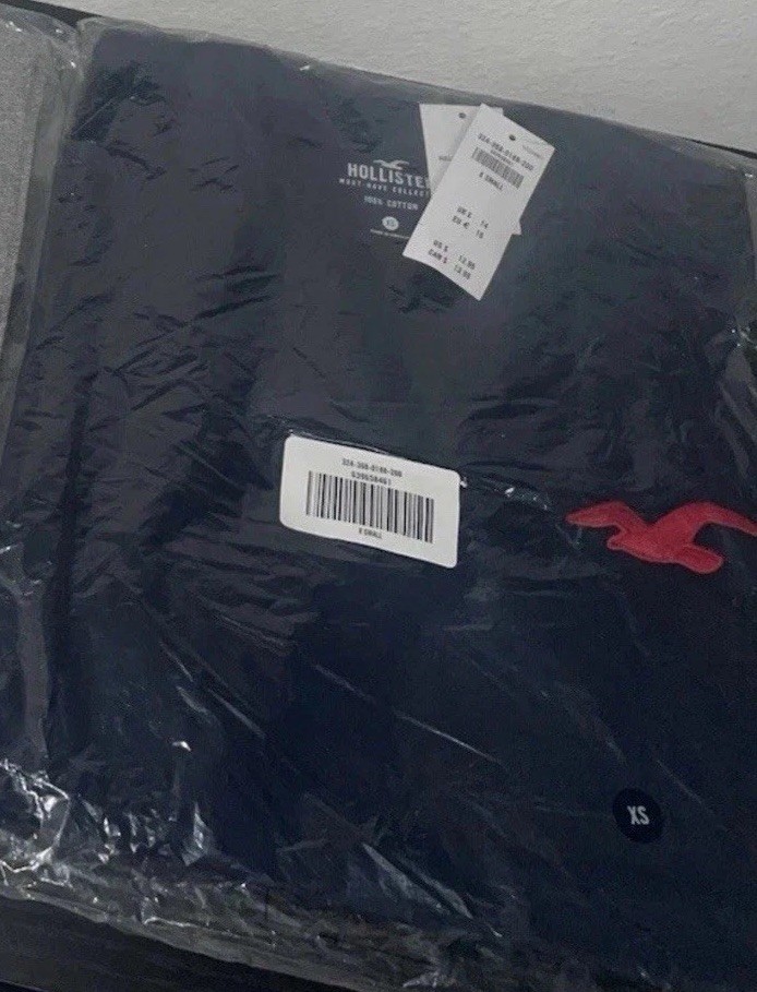 Mens HOLLISTER Must Have Collection Crew T-Shirt Size Small NEW Blue